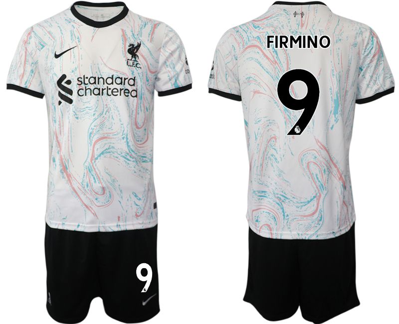Men 2022-2023 Club Liverpool away white #9 Soccer Jersey->customized soccer jersey->Custom Jersey